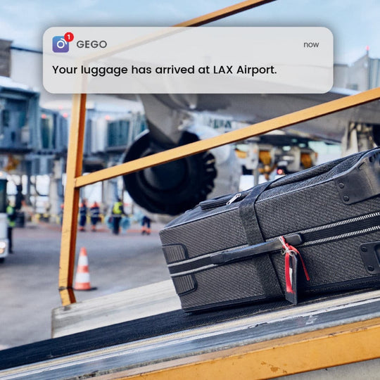 notifications at arrival. Your luggage has arrived at LAX Airport